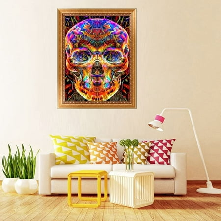 DIY Arts & Crafts Skull Stickers Wall Decoration